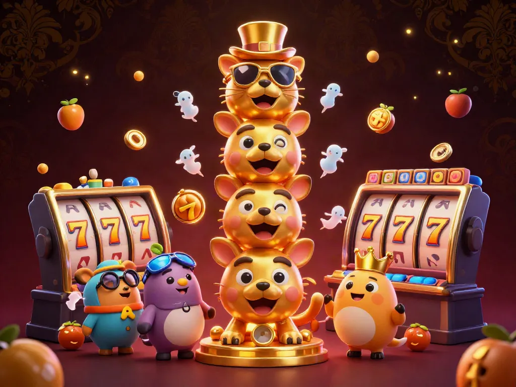 Experience thrilling gameplay with slot dana featuring animated golden totem poles and vibrant casino elements.