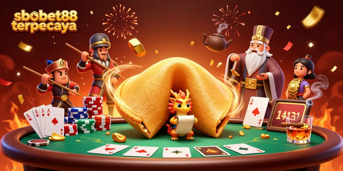 Bet on sbobet88 terpercaya with a rich, energetic casino scene featuring unique characters and immersive elements.
