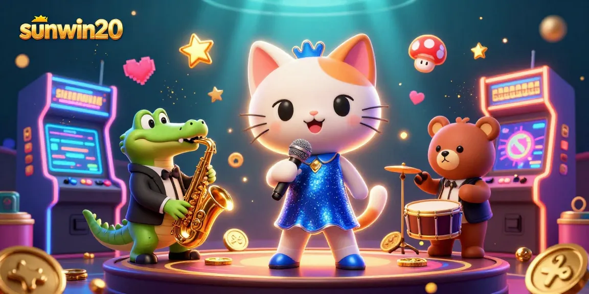 Experience thrilling gameplay at sunwin20 with vibrant characters and arcade-inspired elements.